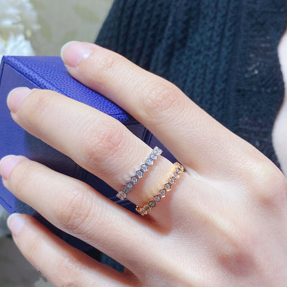 [LOXURA]BEE LOVE DIAMOND PAVED SMALL RING