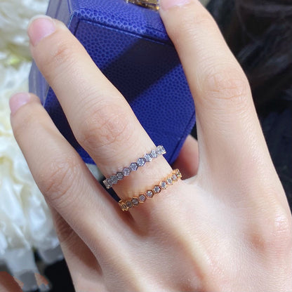 [LOXURA]BEE LOVE DIAMOND PAVED SMALL RING