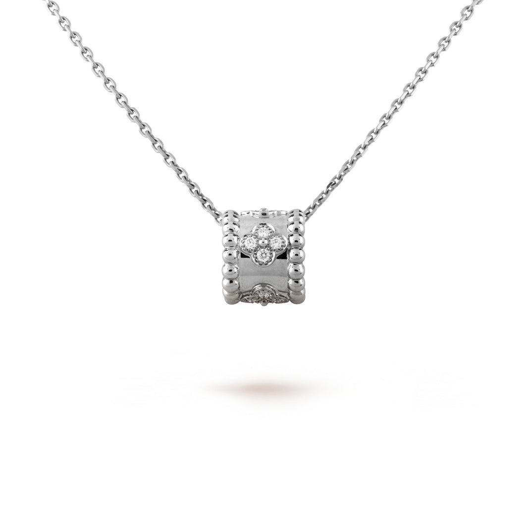 [LOXURA]PERLEE PEDANT SIVLER DIAMOND NECKLACE