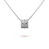 [LOXURA]PERLEE PEDANT SIVLER DIAMOND NECKLACE