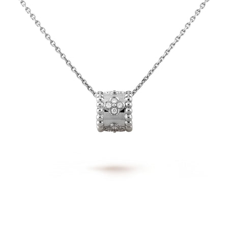 [LOXURA]PERLEE PEDANT SIVLER DIAMOND NECKLACE