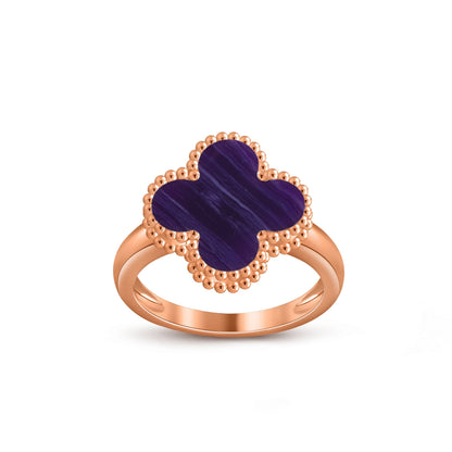 [LOXURA]CLOVER RING ROSE GOLD COLLECTION