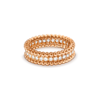 [LOXURA]PERLEE DIAMOND ROSE GOLD RING
