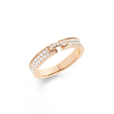 [LOXURA]ALLIANCE LIENS VIDENCE PAVED DIAMOND 4MM RING