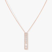 [LOXURA]MY FIRST DIAMOND PAVED NECKLACE