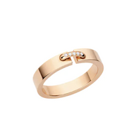 [LOXURA]ALLIANCE LIENS VIDENCE DIAMOND 4MM RING