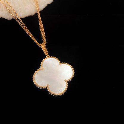 [LOXURA]CLOVER 25MM MOP LARGE PENDANT NECKLACE