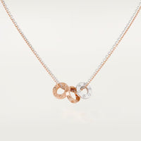 [LOXURA]LOVE 6 DIAMOND PENDANT NECKLACE
