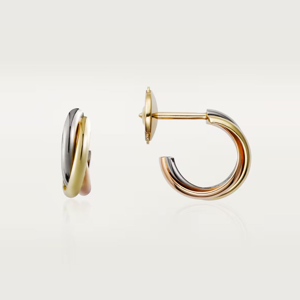 [LOXURA]TRINITY ON DIAMOND MINI EARRINGS