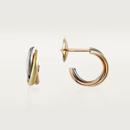 [LOXURA]TRINITY ON DIAMOND MINI EARRINGS