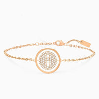 [LOXURA]LUCKY MOVE DIAMOND PAVED BRACELET
