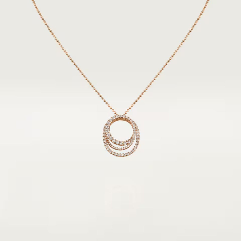 [LOXURA]ETINCELLE  FULL DIAMOND NECKLACE