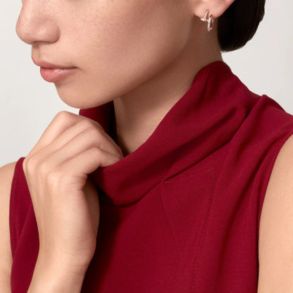 [LOXURA]JUSTE FULL DIAMOND SMALL EARRINGS