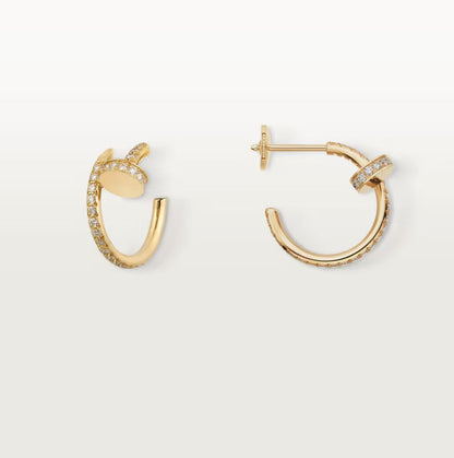 [LOXURA]JUSTE FULL DIAMOND SMALL EARRINGS