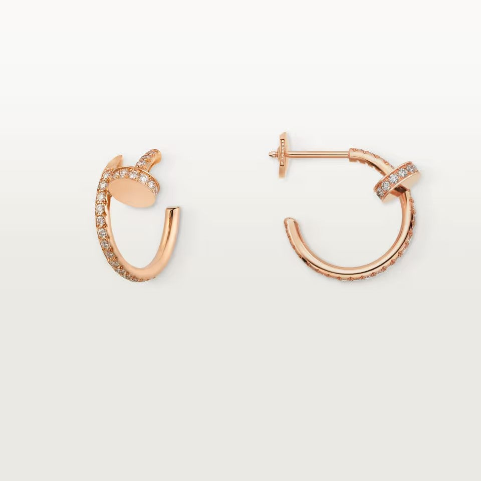 [LOXURA]JUSTE FULL DIAMOND SMALL EARRINGS