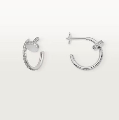 [LOXURA]JUSTE FULL DIAMOND SMALL EARRINGS