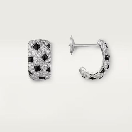 [LOXURA]PANTHERE MINI FULL DIAMOND EARRINGS