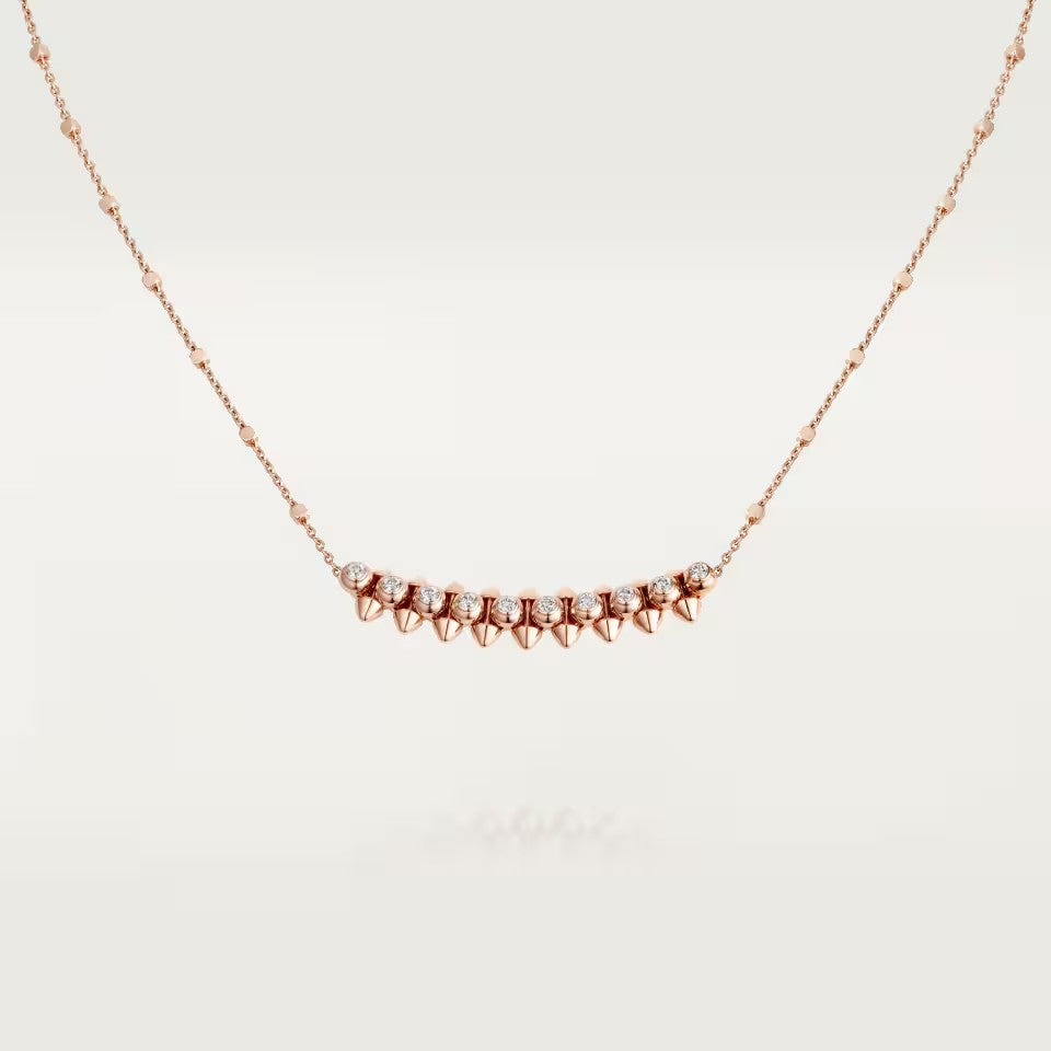 [LOXURA]CLASH  MEDIUM DIAMOND NECKLACE