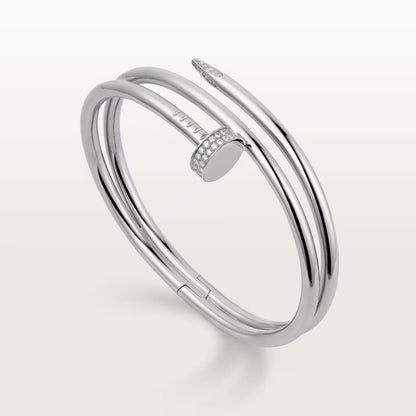 [LOXURA]JUSTE BRACELET 3.5MM DOUBLE ROW DIAMOND