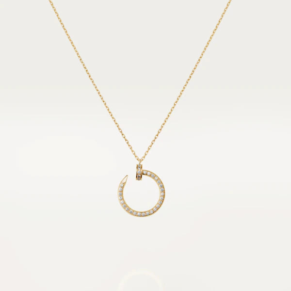 [LOXURA]JUSTE NECKLACE GOLD DIAMONDS