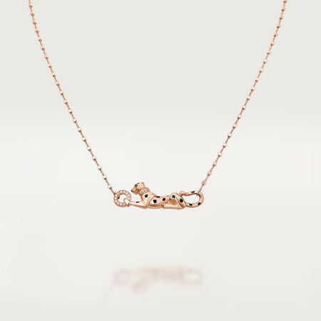 [LOXURA]PANTHERE FULL DIAMOND NECKLACE