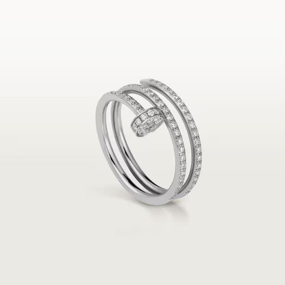 [LOXURA]JUSTE RING 4.8MM FULL DIAMOND