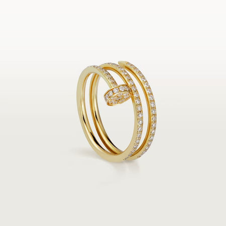 [LOXURA]JUSTE RING 4.8MM FULL DIAMOND