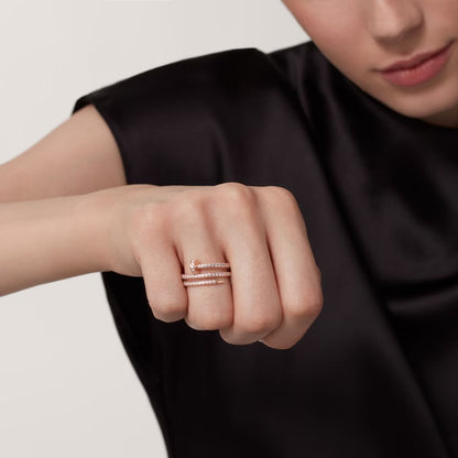 [LOXURA]JUSTE RING 4.8MM FULL DIAMOND