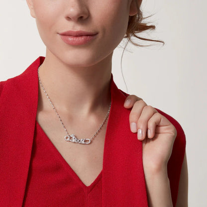 [LOXURA]PANTHERE PAVED DIAMOND NECKLACE