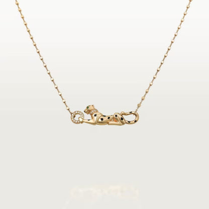 [LOXURA]PANTHERE FULL DIAMOND NECKLACE