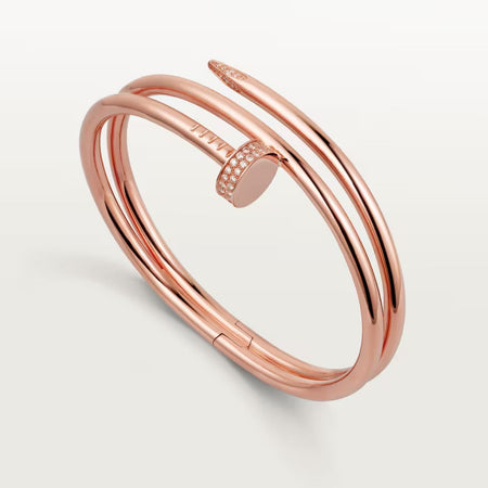 [LOXURA]JUSTE BRACELET 3.5MM DOUBLE ROW DIAMOND