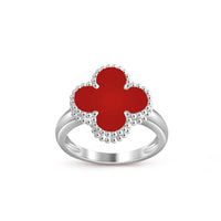 [LOXURA]CLOVER SILVER RING COLLECTION