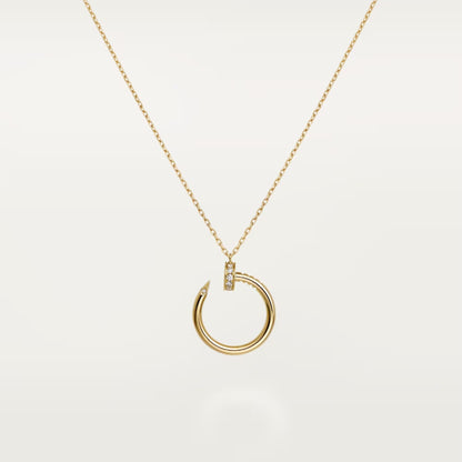 [LOXURA]JUSTE NECKLACE HALF DIAMOND