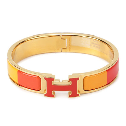 [LOXURA]H BRACELET ORANGE RAINBOW CERAMIC