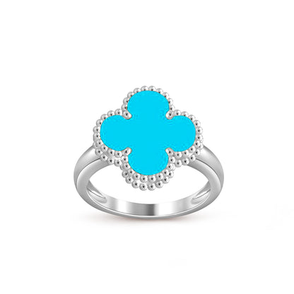 [LOXURA]CLOVER SILVER RING COLLECTION