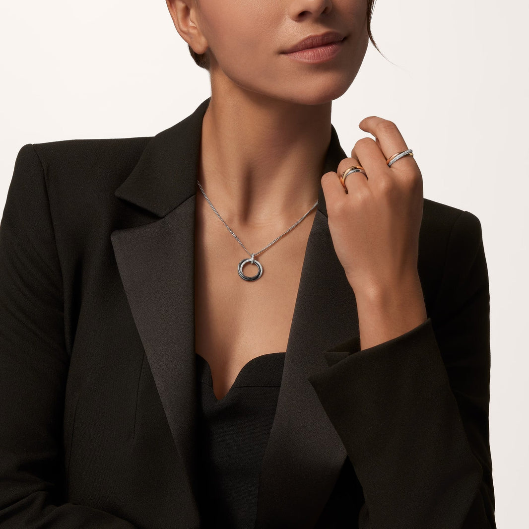 [LOXURA]TRINITY CERAMIC NECKLACE
