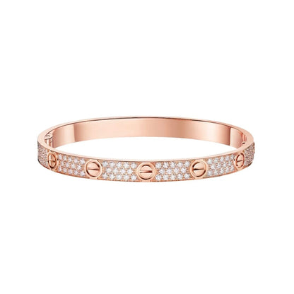 [LOXURA]LOVE BRACELET 6.1MM DIAMOND-PAVED