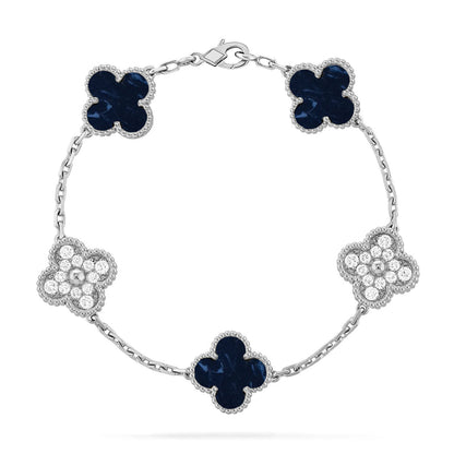 [LOXURA]CLOVER 5 MOTIF PIETERSITE BRACELET COLLECTION