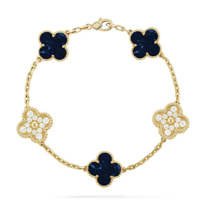 [LOXURA]CLOVER 5 MOTIF PIETERSITE BRACELET COLLECTION