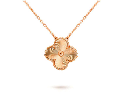 [LOXURA]CLOVER 15MM SINGLE FLOWER NECKLACE COLLECTION