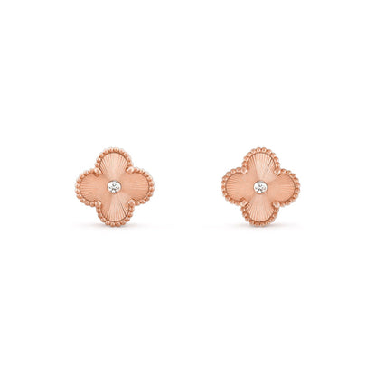 [LOXURA]CLOVER  15MM DIAMOND EARRINGS COLLECTION