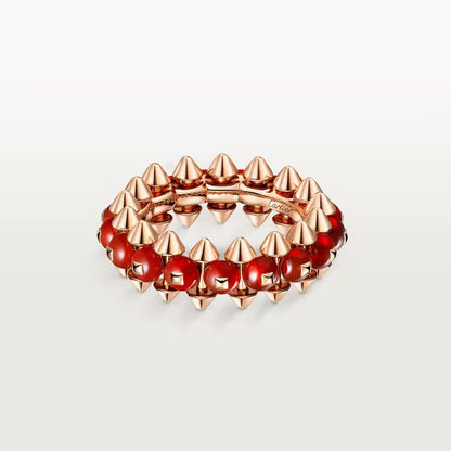 [LOXURA]CLASH 7.9MM AGATE CHALCEDONY RING