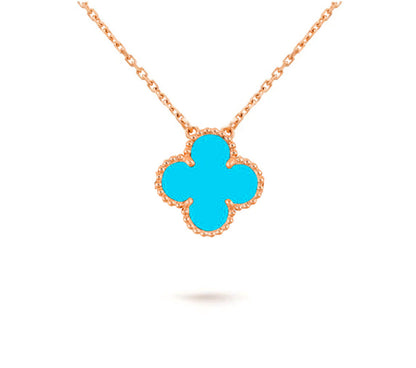 [LOXURA]CLOVER 15MM SINGLE FLOWER NECKLACE COLLECTION
