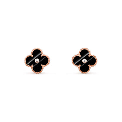 [LOXURA]CLOVER  15MM DIAMOND EARRINGS COLLECTION