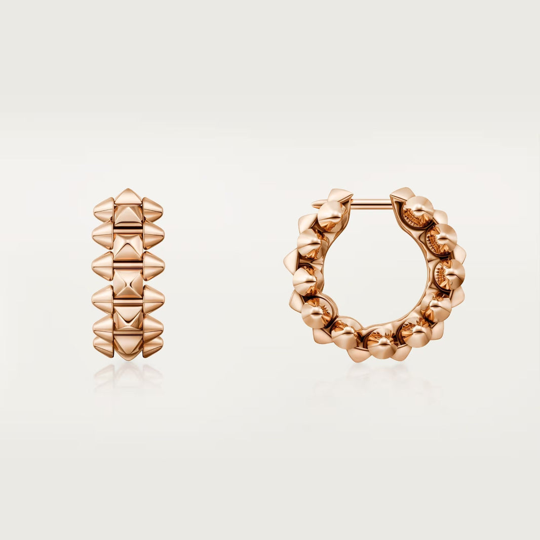 [LOXURA]CLASH MINI HOOP EARRINGS