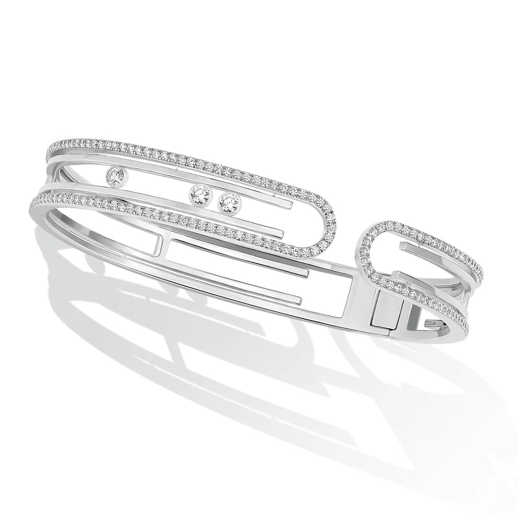 [LOXURA]MOVE 10TH PAVED DIAMOND BRACELET