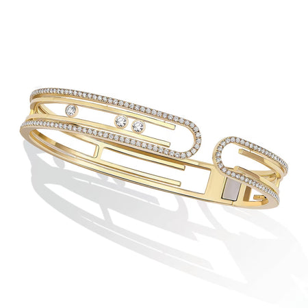 [LOXURA]MOVE 10TH PAVED DIAMOND BRACELET