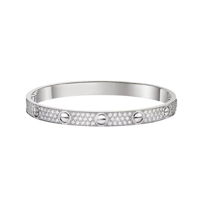 [LOXURA] LOVE BRACELET 6.1MM DIAMOND-PAVED