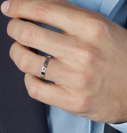 [LOXURA]ALLIANCE LIENS VIDENCE 3MM RING