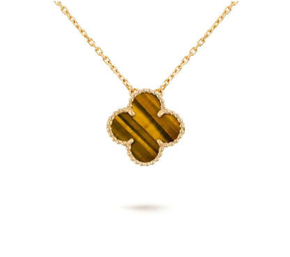 [LOXURA]CLOVER 15MM SINGLE FLOWER NECKLACE COLLECTION